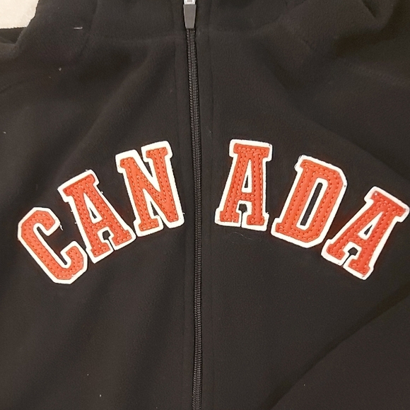 Vintage Black Hoodie with Red Canada Lettering - Picture 2 of 9